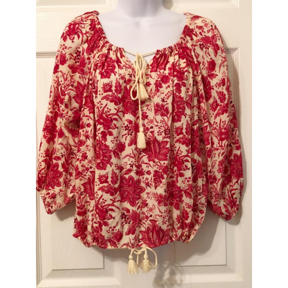Ralph Lauren Denim & Supply Boho Peasant Top